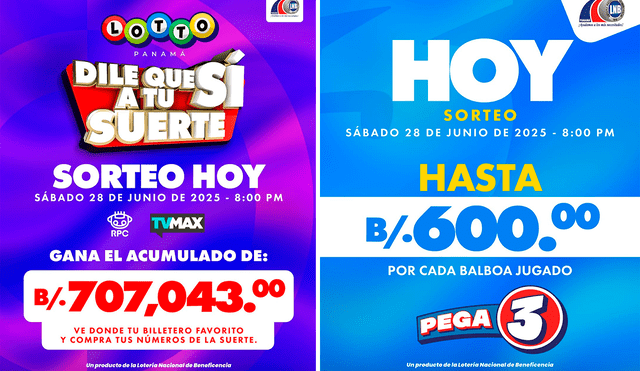 El Lotto y Pega 3 juega cada martes y sábado en Panamá. Foto: composición LR/LNB