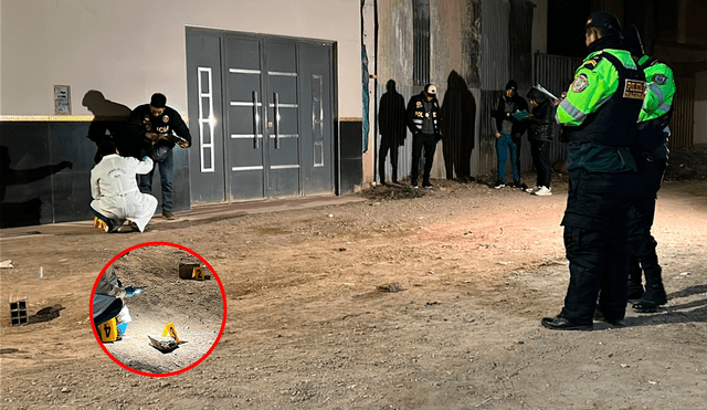 En el lugar de los hechos se encontraron hasta cuatro casquillos de bala. Foto: Composición LR /Cortesía En el lugar de los hechos se encontraron hasta cuatro casquillos de bala. Foto: Composición LR /Cortesía
