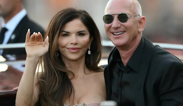 Lauren Sánchez y Jeff Bezos celebraron su fastuosa boda en Venecia, rodeados de celebridades y bajo la mirada del mundo entero. Foto: AFP