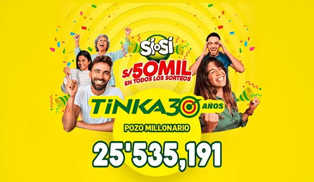 Resultados de La Tinka del domingo 29 de junio. Foto: Captura de La Tinka Resultados de La Tinka del domingo 29 de junio. Foto: Captura de La Tinka