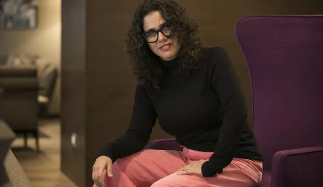 La directora en entrevista con La República. La directora en entrevista con La República.