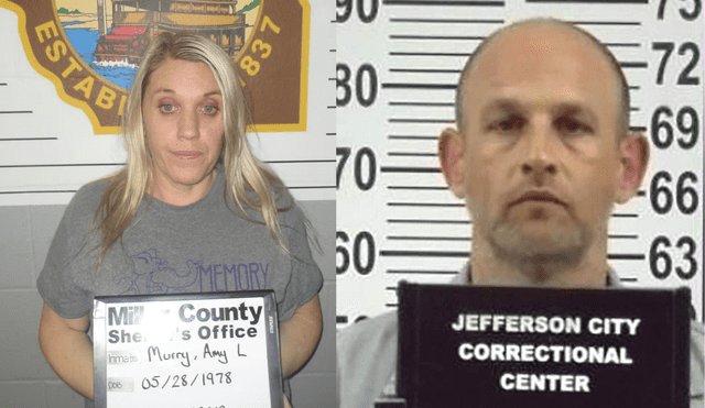 Amy Murray asesinó a su esposo en Missouri para casarse con el reo Eugene Claypool.