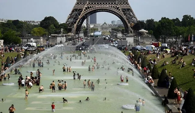 Francia sufre 48 horas de calor intenso con temperaturas récord.