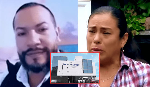 José Luis Ávalos Atencio falleció tres días después de someterse a una intervención de manga gástrica en la clínica Novo Clinic. Foto: Composición LR/ YouTube de Día D/ Facebook de Novo Clinic