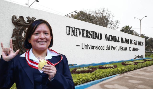 Karin Quijada obtuvo el doctorado en la Facultad de Ciencias Administrativas de la UNMSM. Foto: Composición LR/ Andina Karin Quijada obtuvo el doctorado en la Facultad de Ciencias Administrativas de la UNMSM. Foto: Composición LR/ Andina