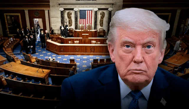 La Cámara de Representantes de Estados Unidos aprobó el proyecto 'One Big Beautiful Bill' que Donald Trump impulsó para financiar, al menos, un millón de deportaciones masivas por año. Foto: composición LR
