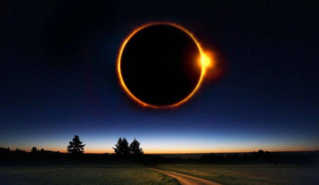 El eclipse cruzará cerca del ecuador terrestre, lo que favorecerá una fase total más prolongada. Foto: AFP
