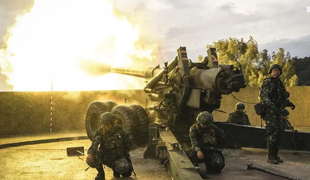Taiwán se prepara para lo que ha llamado una posible guerra con China. Foto: AFP Taiwán se prepara para lo que ha llamado una posible guerra con China. Foto: AFP