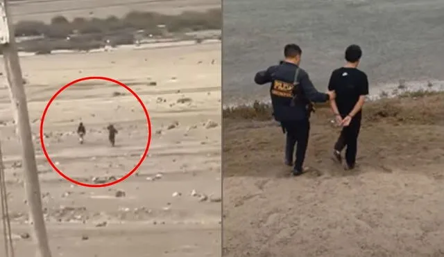 Dos sujetos fueron capturados tras el crimen en descampado de Ancón.