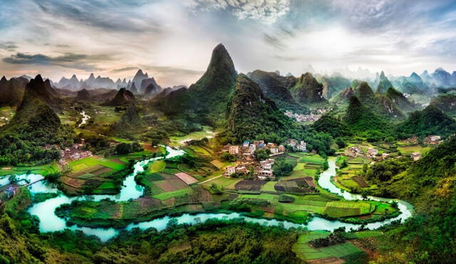 El antiguo bosque o "nuevo mundo" ha sido descubierto en el interior de un sumidero de grandes proporciones en China. Foto: Difusión El antiguo bosque o "nuevo mundo" ha sido descubierto en el interior de un sumidero de grandes proporciones en China. Foto: Difusión