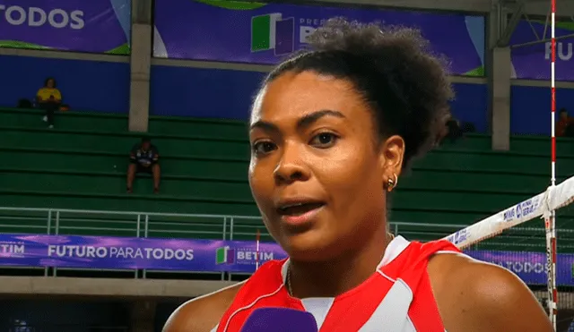 Ángela Leyva es una de las máximas figuras de la selección peruana de vóley. Foto: captura de O Tempo Sports Ángela Leyva es una de las máximas figuras de la selección peruana de vóley. Foto: captura de O Tempo Sports
