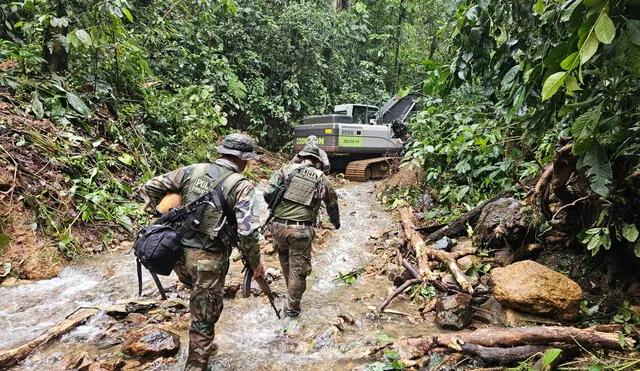 Las fuerzas del orden y la fiscalía dieron un duro golpe a la minería ilegal en Amazonas.