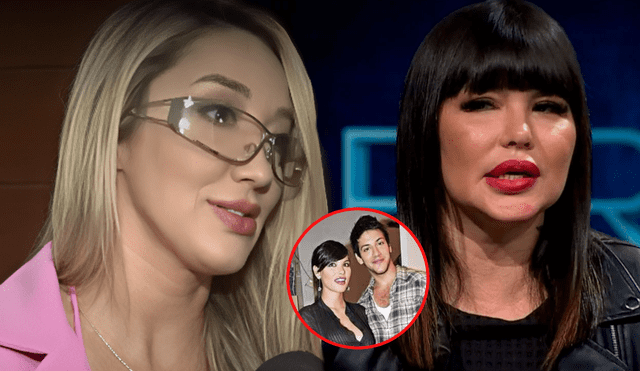 Romina Gachoy aseguró que mantiene comunicación con Angie Jibaja por sus hijos. Foto: composición LR/difusión/chilevision/América TV Romina Gachoy aseguró que mantiene comunicación con Angie Jibaja por sus hijos. Foto: composición LR/difusión/chilevision/América TV