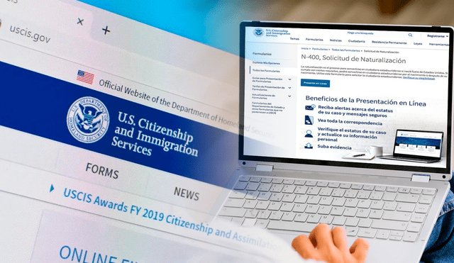 USCIS indica como llenar correctamente un formulario en línea. USCIS indica como llenar correctamente un formulario en línea.