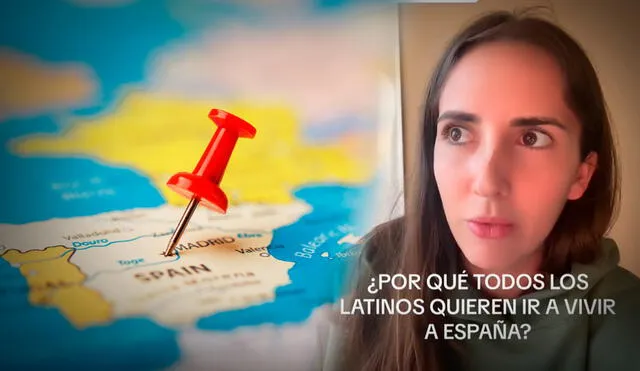 Blanca Valcázar aseguró en su cuenta de TikTok que la visión que se tiene de España en Latinoamérica es "errónea". Foto: composición LR/TikTok Blanca Valcázar aseguró en su cuenta de TikTok que la visión que se tiene de España en Latinoamérica es "errónea". Foto: composición LR/TikTok