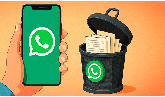 Papelera de WhatsApp está disponible en Android e iOS. Papelera de WhatsApp está disponible en Android e iOS.