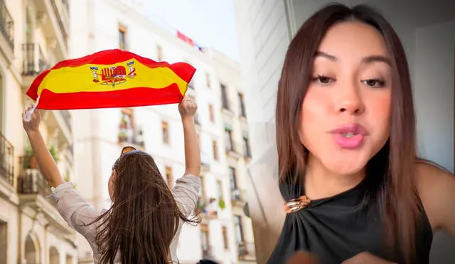 La joven peruana aseguró en TikTok que la primera vez es difícil asentarse en España, pero el decidir migrar es un primer paso. Foto: composición LR/TikTok La joven peruana aseguró en TikTok que la primera vez es difícil asentarse en España, pero el decidir migrar es un primer paso. Foto: composición LR/TikTok