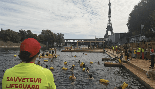 Río Sena en París, Francia vuelve a ser apto para bañistas tras 100 años. Foto: EFE Río Sena en París, Francia vuelve a ser apto para bañistas tras 100 años. Foto: EFE