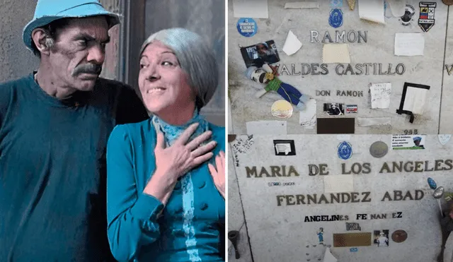 Las tumbas de los actores que interpretan a Don Ramón y Doña Clotilde están juntas debido al último deseo de la actriz Las tumbas de los actores que interpretan a Don Ramón y Doña Clotilde están juntas debido al último deseo de la actriz