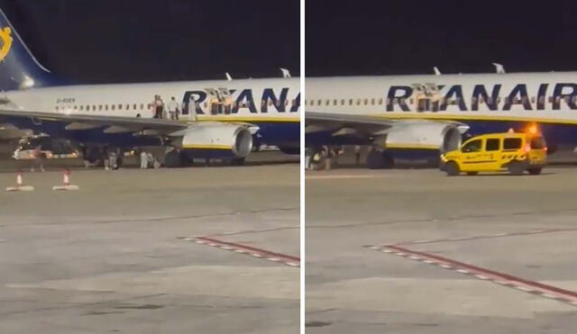 Un vuelo de Ryanair en Mallorca tuvo que ser evacuado de emergencia ante una alarma de incendio. Foto: composición LR/Solarpix Un vuelo de Ryanair en Mallorca tuvo que ser evacuado de emergencia ante una alarma de incendio. Foto: composición LR/Solarpix