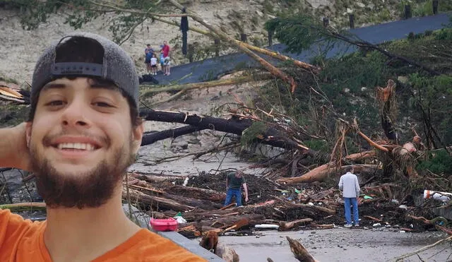 Julian Ryan dio su vida por su familia durante las inundaciones en Texas y dejó un último mensaje que conmovió a todo un país. Foto: Composición LR Julian Ryan dio su vida por su familia durante las inundaciones en Texas y dejó un último mensaje que conmovió a todo un país. Foto: Composición LR