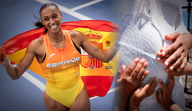 Ana Peleteiro, deportista española, anunció que su segundo embarazo coincide con el Mundial de atletismo en Tokio. Foto: composición LR/Instagram Ana Peleteiro, deportista española, anunció que su segundo embarazo coincide con el Mundial de atletismo en Tokio. Foto: composición LR/Instagram