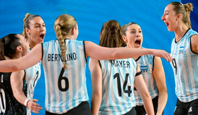 Argentina sumará puntos por todos los partidos ganados en esta Copa América de Vóley, excepto el triunfo ante Brasil. Foto: Feva Argentina sumará puntos por todos los partidos ganados en esta Copa América de Vóley, excepto el triunfo ante Brasil. Foto: Feva