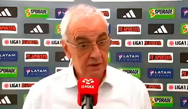 Jorge Fossati declaró en la previa al partido ante Deportivo Garcilaso. Foto: captura de L1 Max Jorge Fossati declaró en la previa al partido ante Deportivo Garcilaso. Foto: captura de L1 Max