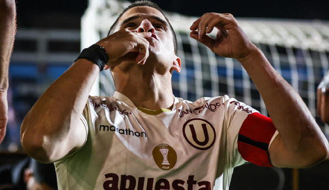 Aldo Corzo marcó de cabeza y le dio el triunfo a Universitario. Aldo Corzo marcó de cabeza y le dio el triunfo a Universitario.