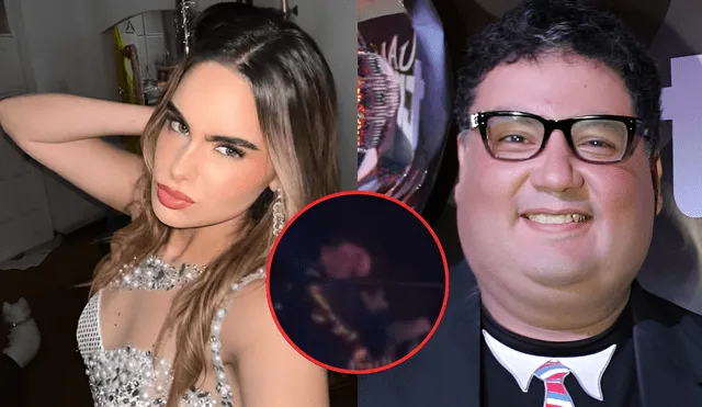 María Grazia, conocida como 'Patito' captada con Alfredo Benavides. María Grazia, conocida como 'Patito' captada con Alfredo Benavides.