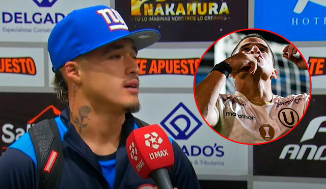 Orlando Núñez reveló conversación con Aldo Corzo tras gol de Universitario. Foto: composición LR/captura de L1 Max
