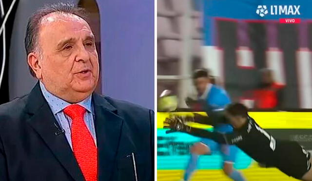 Asesor FIFA habló sobre polémica mano fuera del área de Sebastián Britos. Foto: composición LR/captura de L1 Max Asesor FIFA habló sobre polémica mano fuera del área de Sebastián Britos. Foto: composición LR/captura de L1 Max