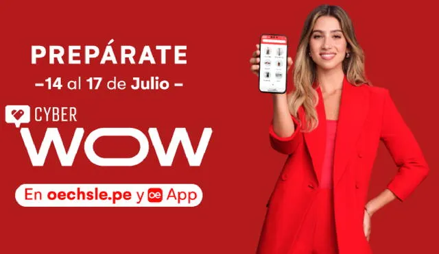Oechsle.pe contará con ofertas en tecnología, electrodomésticos, muebles, moda y belleza durante el Cyber WOW 2025. Fuente: Difusión.