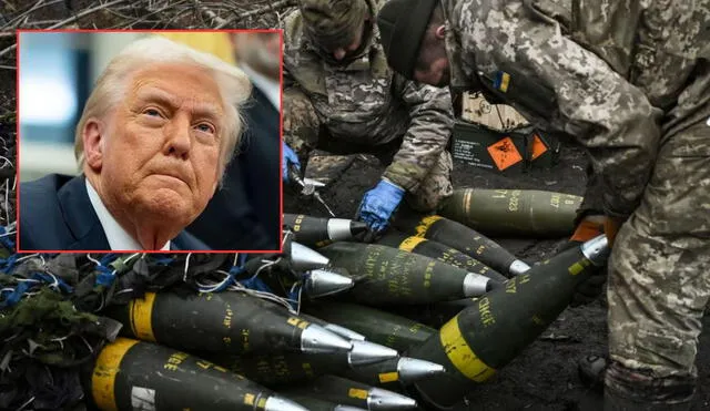 Trump reanuda envío de armas a Ucrania tras pausa por reservas limitadas.