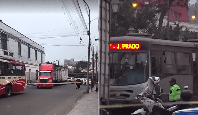 La tragedia ocurrió a la altura del jirón Huánuco. Foto: Composición LR La tragedia ocurrió a la altura del jirón Huánuco. Foto: Composición LR