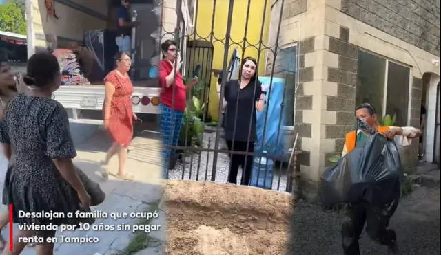 En redes sociales, se viralizó la confrontación entre la propietaria que llegaba de EE. UU y las inquilinas morosas.