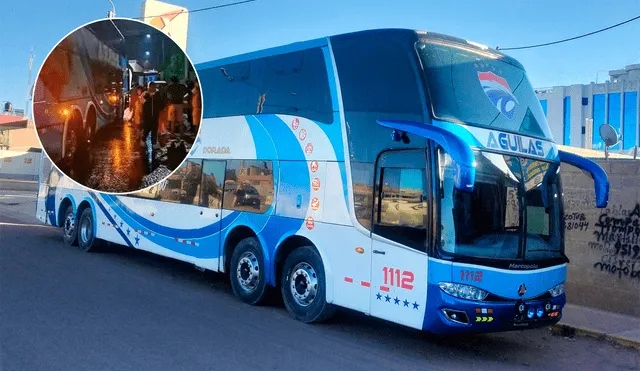 Bus recibió hasta 11 impactos de bala.