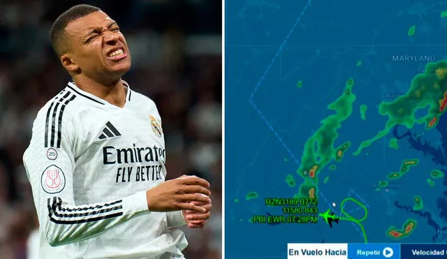 Real Madrid canceló la rueda de prensa previa al partido por problemas con su vuelo. Foto: composición de LR/AFP/captura de El Chiringuito