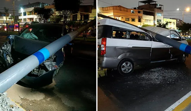 El incidente ya es atendido por personal policial y el cuerpo de bomberos. Foto: Composición LR El incidente ya es atendido por personal policial y el cuerpo de bomberos. Foto: Composición LR
