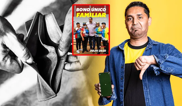 El bono Único Familiar solo se pagó hasta el 8 de julio 2025. Foto: composición LR/Freepik/Patria El bono Único Familiar solo se pagó hasta el 8 de julio 2025. Foto: composición LR/Freepik/Patria