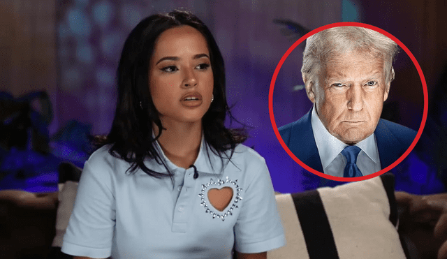 Becky G critica las políticas migratorias de Donald Trump. Foto: EFE & France 24