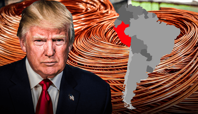Trump busca un aumento en los aranceles del cobre que podrían afectar gravemente al mundo y abrir oportunidades para China. Foto: composición LR/Gerson Cardoso/AP