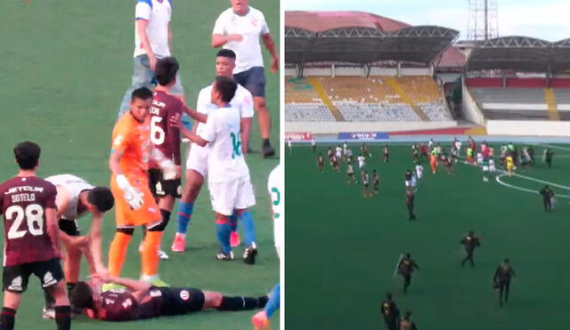 La reserva de Universitario disputa esta temporada de la Liga 3 (tercera división). Foto: composición de LR/captura de DyJ Sports La reserva de Universitario disputa esta temporada de la Liga 3 (tercera división). Foto: composición de LR/captura de DyJ Sports