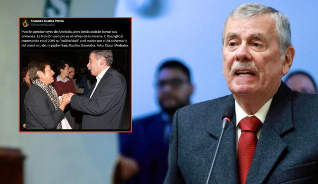 El congresista fujimorista fue señalado por su rol clave en la aprobación de la Ley de Amnistía a Policías y Militares | Composición: LR. El congresista fujimorista fue señalado por su rol clave en la aprobación de la Ley de Amnistía a Policías y Militares | Composición: LR.