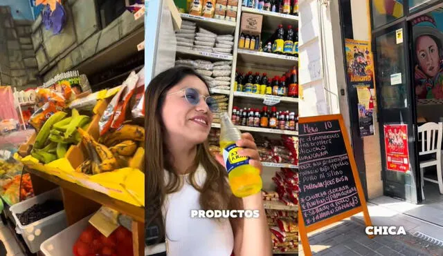La joven peruana encontró diversos productos hechos en Perú que encantan a miles de latinos en Italia. Foto: composición LR/ TikTok La joven peruana encontró diversos productos hechos en Perú que encantan a miles de latinos en Italia. Foto: composición LR/ TikTok