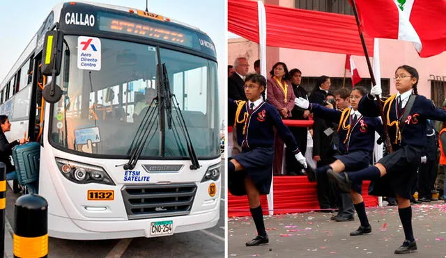 Conoce los desvíos y rutas alternas para este fin de semana durante los desfiles escolares. Foto: Composición LR/ATU Conoce los desvíos y rutas alternas para este fin de semana durante los desfiles escolares. Foto: Composición LR/ATU