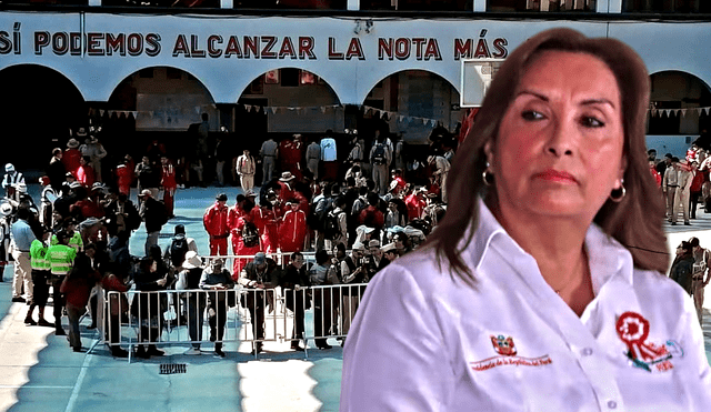 Ministros de Dina Boluarte no permiten el acceso a la prensa en evento oficial. En respuesta, el Minedu informó que sí se permitió el ingreso de los medios de comunicación al evento. Foto: composición LR Ministros de Dina Boluarte no permiten el acceso a la prensa en evento oficial. En respuesta, el Minedu informó que sí se permitió el ingreso de los medios de comunicación al evento. Foto: composición LR