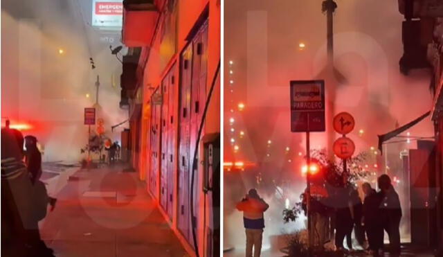 Se registra gran incendio en La Victoria.