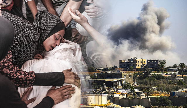La cifra de muertos en Gaza asciende a 58.026 tras casi diez meses de conflicto, según el Ministerio de Salud. Foto: composición LR/AFP La cifra de muertos en Gaza asciende a 58.026 tras casi diez meses de conflicto, según el Ministerio de Salud. Foto: composición LR/AFP