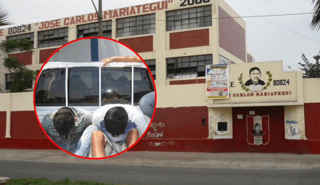Estudiante es detenido en pleno salón de clases en Trujillo por supuesta extorsión a su compañero Estudiante es detenido en pleno salón de clases en Trujillo por supuesta extorsión a su compañero